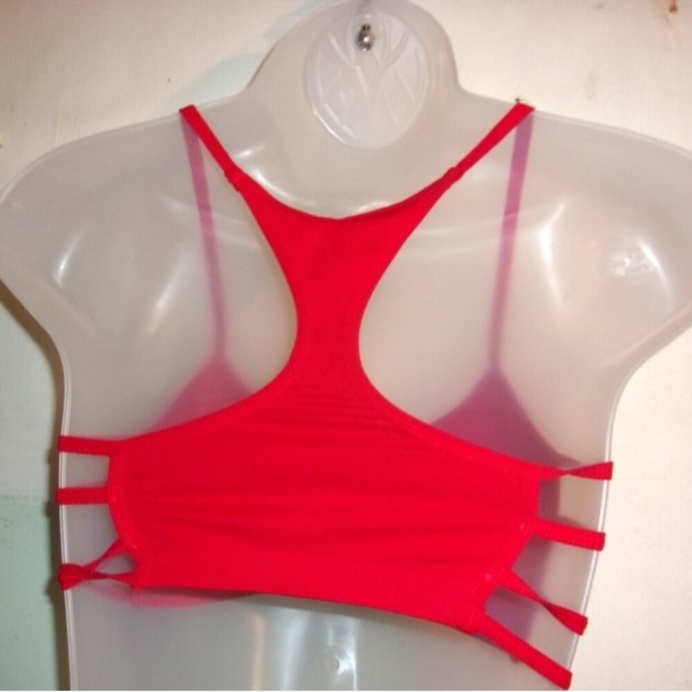 Youmita Red Racerback Bralette NWT - Picture 2 of 9